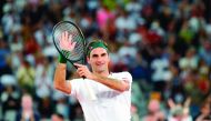 In this file photo taken on February 7, 2020 Switzerland's Roger Federer reacts after his victory against Spain's Rafael Nadal during their tennis match at The Match in Africa at the Cape Town Stadium, in Cape Town. AFP / Rodger Bosch 