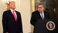 Donald Trump and William Barr participate in a presentation ceremony in the East Room of the White House, September 9, 2019. Reuters / Erin Scott