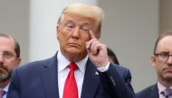 U.S. President Donald Trump pauses during a news conference where he declared the coronavirus pandemic a national emergency in the Rose Garden of the White House in Washington, U.S., March 13, 2020. Reuters/Jonathan Ernst