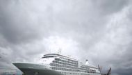 A cruise ship with the Bahamas flag that has been isolated in Brazil's northeastern port of Recife after a passenger showed symptoms similar to those of the coronavirus, according to the Department of Health in Pernambuco state, is seen in Recife, Brazil 