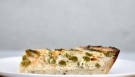 Hash Brown-Crust Veggie Pie. Washington Post photo by Marvin Joseph.
