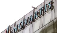 FILE PHOTO: The company's logo is seen at a building of Swiss drugmaker Novartis in Rotkreuz, Switzerland, January 29, 2020. REUTERS/Arnd Wiegmann/File Photo
