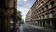 TOLEDO, SPAIN - APRIL 29: Streets remain nearly empty due to coronavirus (Covid-19) pandemic in Toledo, one of Spain's classic travel destinations and UNESCO World Heritage Sites, on April 29, 2020. Spain reports 325 more deaths from coronavirus in past 2