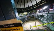 NEW YORK, NEW YORK - MAY 06: Union Square station is shuttered as the New York City subway system, the largest public transportation system in the nation is set for nightly cleaning due to the continued spread of the coronavirus on May 06, 2020 in New Yor