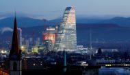 FILE PHOTO: The headquarters of Swiss drugmaker Roche are seen in Basel, Switzerland January 30, 2020. REUTERS/Arnd Wiegmann/File Photo