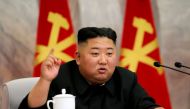 Kim Jong Un speaks during the conference of the Central Military Committee of the Workers' Party of Korea in this image released by North Korea's Korean Central News Agency (KCNA) on May 23, 2020. (Pic: KCNA via REUTERS) 