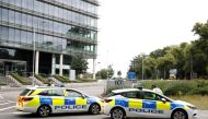 Police cordon is pictured outside Forbury Gardens following multiple stabbings reported in Reading, Britain June 21, 2020. REUTERS/Matthew Childs