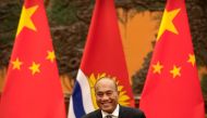 Kiribati's President Taneti Maamau smiles during a signing ceremony at the Great Hall of the People in Beijing, China January 6, 2020. Mark Schiefelbein/Pool via REUTERS/File Photo