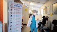 A doctor walks in the Respiratory & Meningeal Pathogens Research Unit (RMPRU) at Chris Hani Baragwanath Hospital in Soweto on July 14, 2020. Six senior clinicians in the Faculty of Health Sciences at Wits University have volunteered to participate in Sout