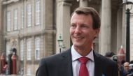 This file photo taken on August 28, 2018 shows Prince Joachim of Denmark arriving at the Amalienborg Castle in central Copenhagen. Danish Prince Joachim, 51, has been successfully operated on a blood clot in his brain at the University Hospital Centre CHU