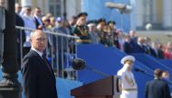 Russia's President Vladimir Putin attends the Navy Day parade in Saint Petersburg, Russia July 26, 2020. Sputnik/Alexei Druzhinin/Kremlin