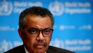 FILE PHOTO: Director General of the World Health Organization (WHO) Tedros Adhanom Ghebreyesus attends a news conference on the situation of the coronavirus (COVID-2019), in Geneva, Switzerland, February 28, 2020. REUTERS/Denis Balibouse/File Photo