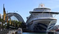FILE PHOTO: Princess Cruises-owned Ruby Princess is pictured docked at Circular Quay during the disembarkation of passengers in Sydney, Australia, March 19, 2020. /Dean Lewins/via REUTERS