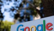 FILE PHOTO: A Google logo is shown at one of the company's office complexes in Irvine, California, United States, July 27, 2020. REUTERS/Mike Blake/File Photo
