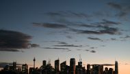 The Sydney city centre skyline is seen as the state of New South Wales continues to report low numbers for new daily cases of the coronavirus disease (COVID-19) in Sydney, Australia, August 16, 2020. Picture taken August 16, 2020. REUTERS/Loren Elliott