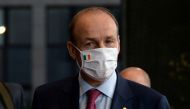 Ireland's Prime Minister Micheal Martin leaves a meeting at the EU summit, amid the coronavirus disease (COVID-19) outbreak, in Brussels, Belgium early July 21, 2020. REUTERS/Johanna Geron/File Photo