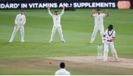 August 24, 2020 England's Rory Burns and teammates appeal unsuccessfully for the wicket of Pakistan's Shan Masood, as play resumes behind closed doors following the outbreak of the coronavirus disease (COVID-19) Alastair Grant/Pool via REUTERS