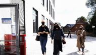 BERLIN, GERMANY - AUGUST 25: Yulia Navalnaya (L), wife of Russian opposition leader Alexey Navalny arrives at Charite hospital where Navalny is undergoing treatment in Berlin, Germany on August 25, 2020. Abdulhamid Ho?ba? - Anadolu Agency 