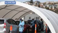 Medical personnel are seen at the Bondi Beach coronavirus disease (COVID-19) drive-through testing centre, as the state of New South Wales continues to report relatively low numbers for new daily cases, in Sydney, Australia, September 2, 2020. REUTERS/Lor