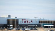 Tesla Inc. Gigafactory 2, which is also known as RiverBend, is pictured during the spread of coronavirus disease (COVID-19), in Buffalo, New York, U.S., March 26, 2020. REUTERS/Lindsay DeDario/File Photo