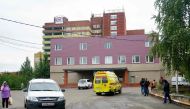 FILE PHOTO: A general view of Omsk Emergency Hospital No 1 where Russian opposition leader Alexei Navalny was admitted after he fell ill in what his spokeswoman said was a suspected poisoning.  AFP / Yelena LATYPOVA
