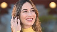US director Gia Coppola arrives for the screening of the film 