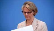 German Education Minister Anja Karliczek attends a news conference to present an education report of the Organisation for Economic Co-operation and Development (OECD), in Berlin, Germany, September 8, 2020. REUTERS/Hannibal Hanschke