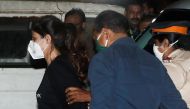 Bollywood actress Rhea Chakraborty arrives at the Narcotics Control Bureau (NCB) after she was arrested in Mumbai, India, September 8, 2020. REUTERS/Francis Mascarenhas
