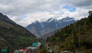 In this picture taken on September 3, 2020, an Indian Army convoy makes way along a highway in Kyelang, some 120 kilometres (75 miles) from the Indo-Tibetan border. China and India shifted the blame on September 8 after the first shots in decades were fir