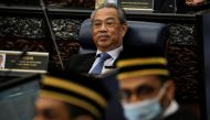 Malaysia's Prime Minister Muhyiddin Yassin reacts during a session of the lower house of parliament, in Kuala Lumpur, Malaysia July 13, 2020. REUTERS/Lim Huey Teng/File Photo