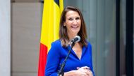 In this file photo taken on October 01, 2020 shows newly appointed Foreign Affairs Minister Sophie Wilmes is seen during the handover ceremony at the ministry in Brussels. Belgian Foreign Minister Sophie Wilmes, who was caretaker prime minister during the