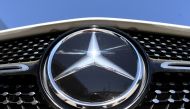 The Mercedes-Benz logo is seen near the Daimler headquarters In Stuttgart, Germany, April 22, 2020. REUTERS/Andreas Gebert/File Photo/File Photo