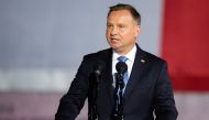 Polish President Andrzej Duda. AFP / MATEUSZ SLODKOWSK