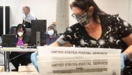 Ballots are counted by Maricopa County Elections Department staff ahead of Tuesdays election on October 31, 2020 in Phoenix, Arizona. Early voting lasted from October 7th through the 30th in Arizona, which had a record number of early voters. Courtney Ped