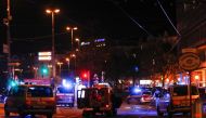 Police blocks a street near Schwedenplatz square after a shooting in Vienna, Austria November 2, 2020. REUTERS/Leonhard Foeger
