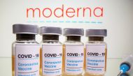 Vials with a sticker reading 