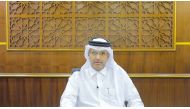 Dr. Sheikh Thani bin Ali Al Thani addressing the webinar.
