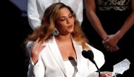 Beyonce reacts after winning the entertainer of the year award. Reuters/Mario Anzuoni/File Photo