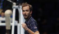November 22, 2020 Russia's Daniil Medvedev reacts during his final match against Austria's Dominic Thiem Action Images via Reuters/Paul Childs