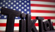 File photo: A 3D printed Tik Tok logo is seen in front of US flag in this illustration taken October 6, 2020. Reuters/Dado Ruvic/Illustration/File Photo