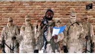 FILE PHOTO: The leader of one of the Boko Haram group's factions, Abubakar Shekau speaks in front of guards in an unknown location in Nigeria in this still image taken from an undated video obtained on January 15, 2018. 