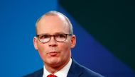 FILE PHOTO: Irish Foreign Minister Simon Coveney and his German counterpart Heiko Maas (not pictured) attend a news conference in Berlin, Germany, December 11, 2020. REUTERS/Fabrizio Bensch