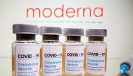 FILE PHOTO: Vials with a sticker reading, 