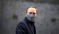 Britain's Health Secretary Matt Hancock leaves Downing Street, in London, Britain, January 6, 2021. Reuters/John Sibley
