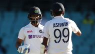 Hanuma Vihari and Ravichandran Ashwin at the crease. (Photo: BCCI/Twitter)