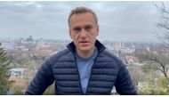 Russian opposition politician Alexei Navalny is seen in a still image from video in Germany, in this undated image obtained from social media January 13, 2021. 