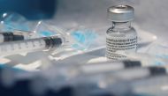 Syringes filled with a dose of the Pfizer-BioNTech coronavirus disease (COVID-19) vaccine are prepared at the CHIREC Delta Hospital in Brussels, Belgium January 21, 2021. REUTERS/Yves Herman
