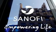 FILE PHOTO: A Sanofi logo is seen during the company's annual results news conference in Paris, France, February 6, 2020. REUTERS/Benoit Tessier/File Photo
