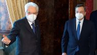Former European Central Bank President Mario Draghi meets with Italian President Sergio Mattarella at the Quirinale Palace in Rome, Italy February 3, 2021. Francesco Ammendola