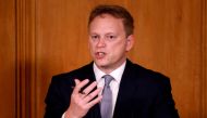 Britain's Transport Secretary Grant Shapps speaks during a virtual news conference, after a COBRA meeting that was called in response to increased travel restrictions amid the coronavirus disease pandemic, at 10 Downing Street, in London, Britain, Decembe